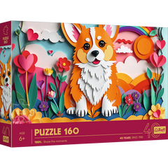 Puzzle 3D 160 40-lecie Trefl Piesek 40050