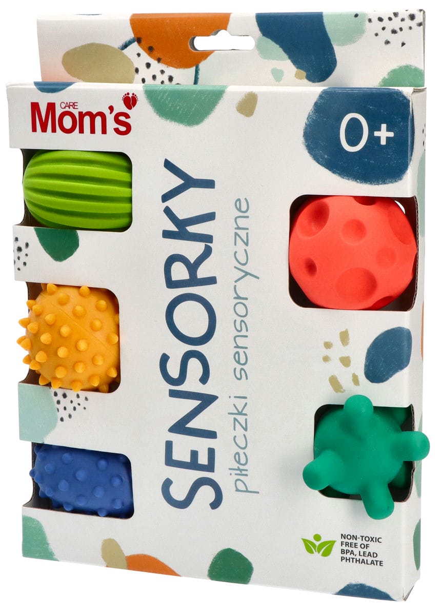 Piłeczki sensoryczne do masażu pastelowe 5 sztuk