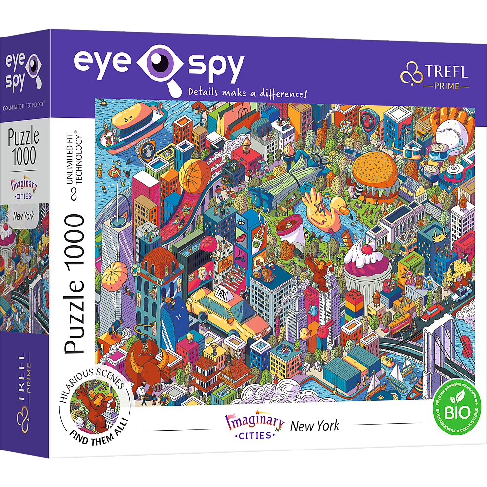 Puzzle 1000 uft eye-spy Imaginary cities New York USA 10708