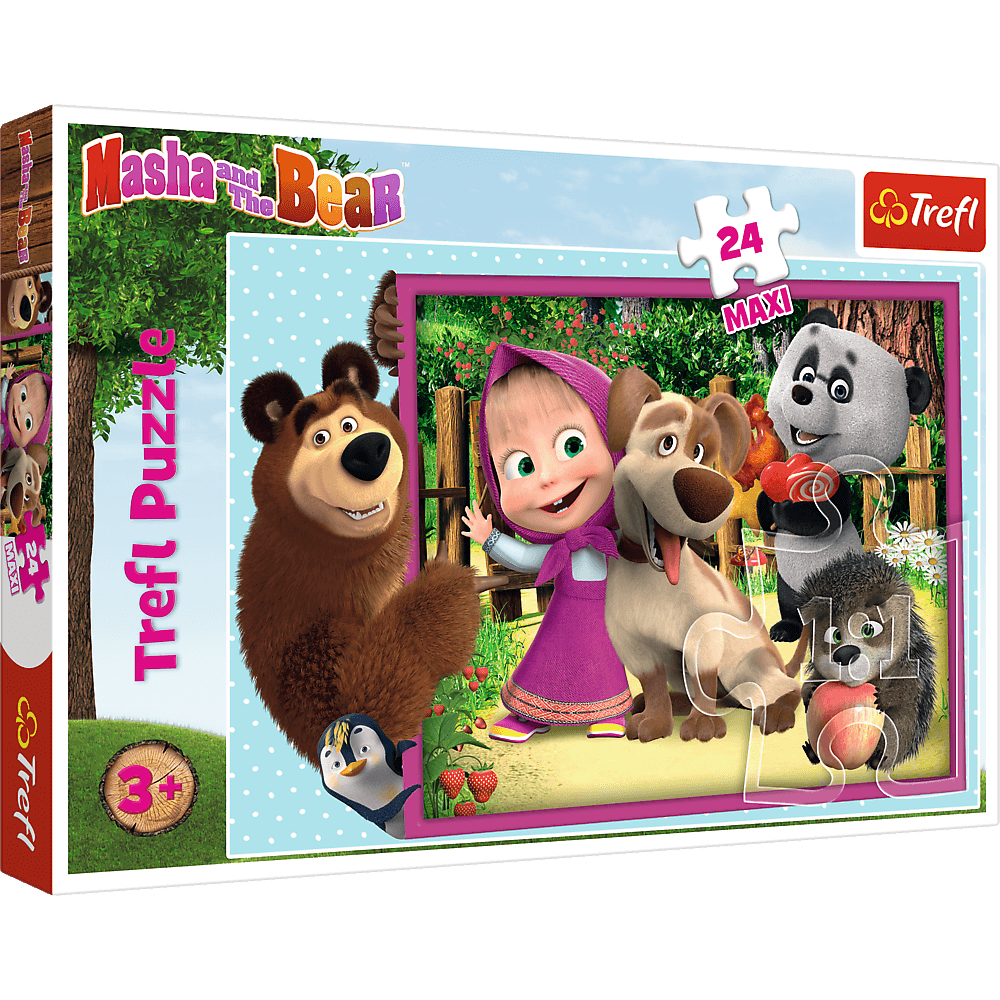 Puzzle 24 maxi Masza i Niedźwiedź 14301