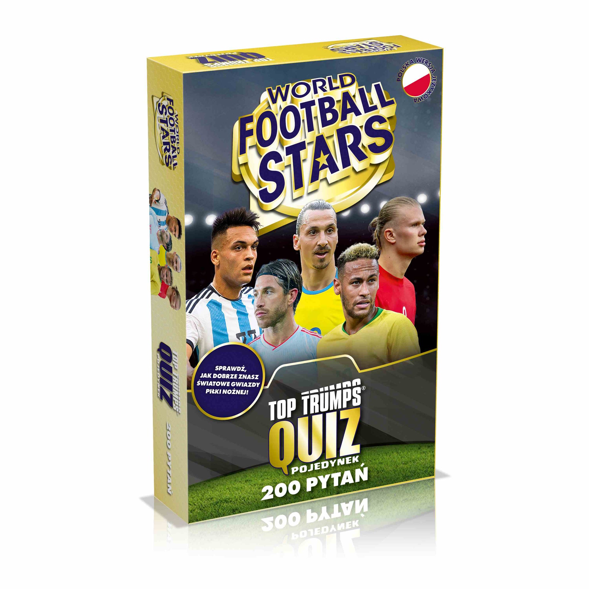 Gra World Football Stars Top Trumps Quiz pojedynek 200 pytań