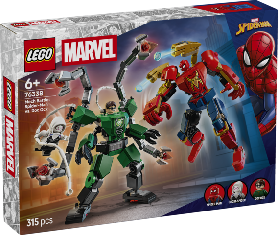 LEGO Super Heroes Bitwa Mechów Spider-Man kontra Doc Ock 76338