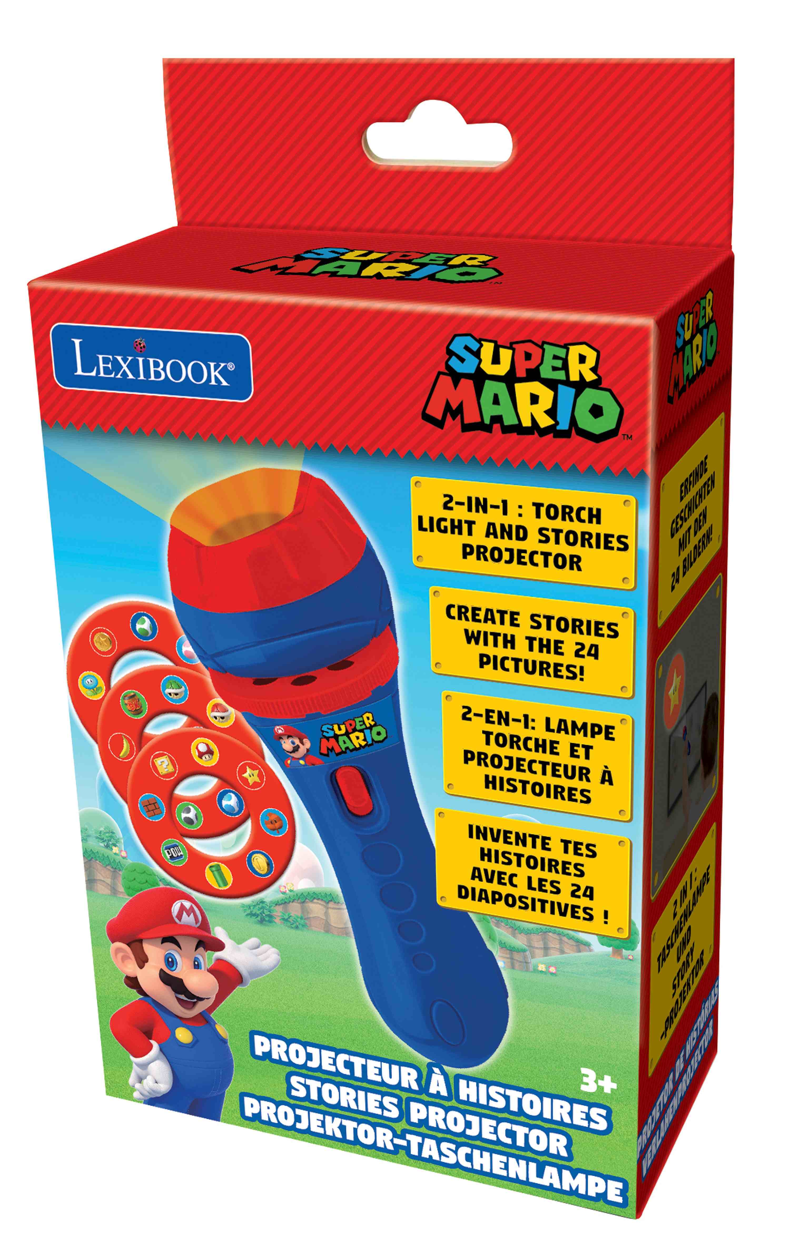 Latarka z projektorem Super Mario LTC050NI