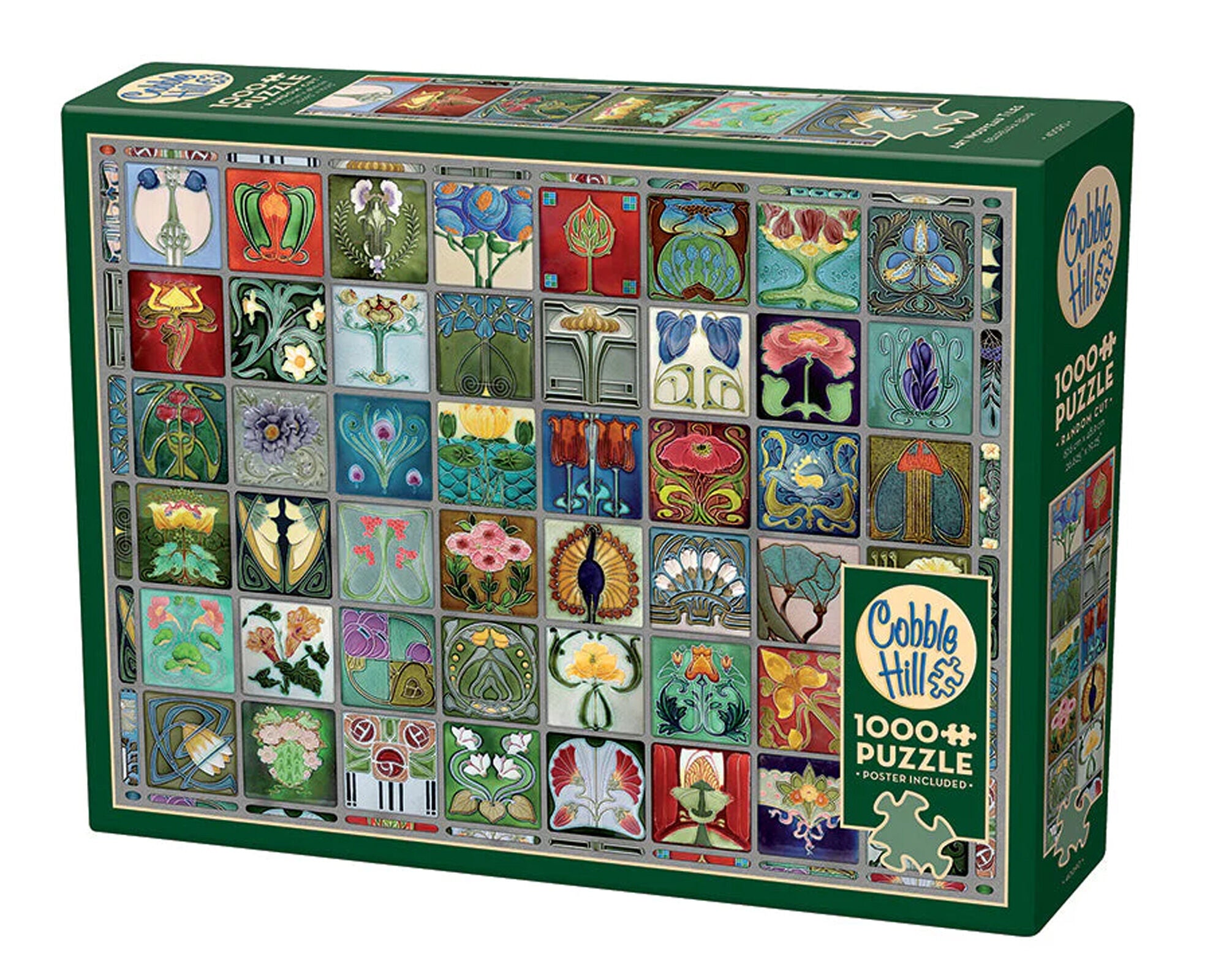 Puzzle 1000 Płytki w stylu secesyjnym 113598