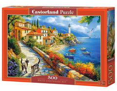 Puzzle 500 White Lighthouse Bay B-54237