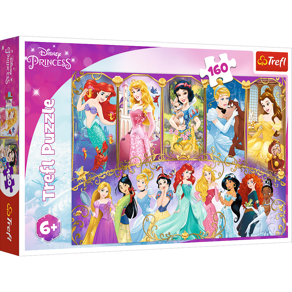 Puzzle 160 Portrety Księżniczek 15407