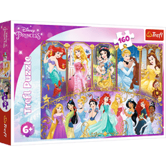 Puzzle 160 Portrety Księżniczek 15407