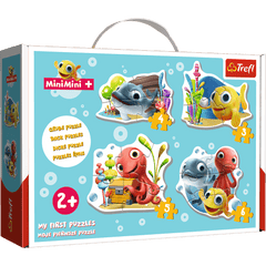 Puzzle układanka (3,4,5,6) Wesoła Rybka MiniMin Baby Classic 36125