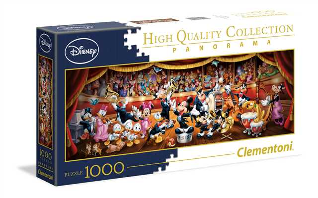 Puzzle 1000 panoramiczne Orkiestra Disney 39445