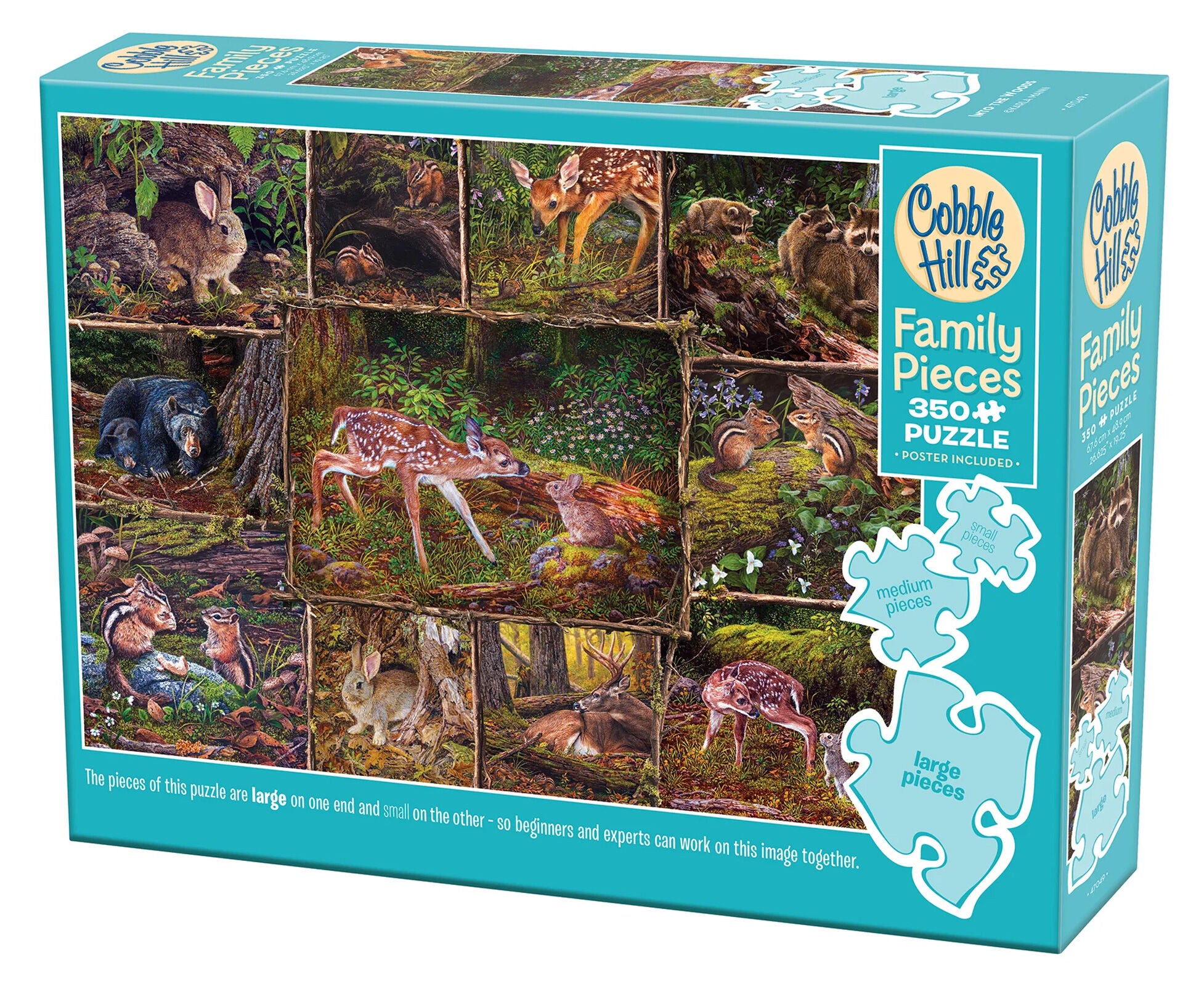 Puzzle 350 Drzwi do lasu 113589