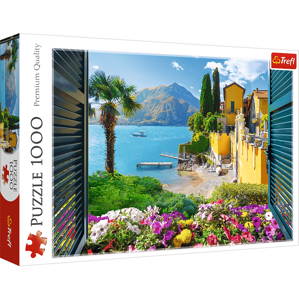 Puzzle 1000 Widok na jezioro Como 10951