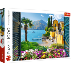 Puzzle 1000 Widok na jezioro Como 10951