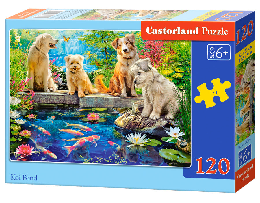 Puzzle 120 Koi Pond B-13661-1