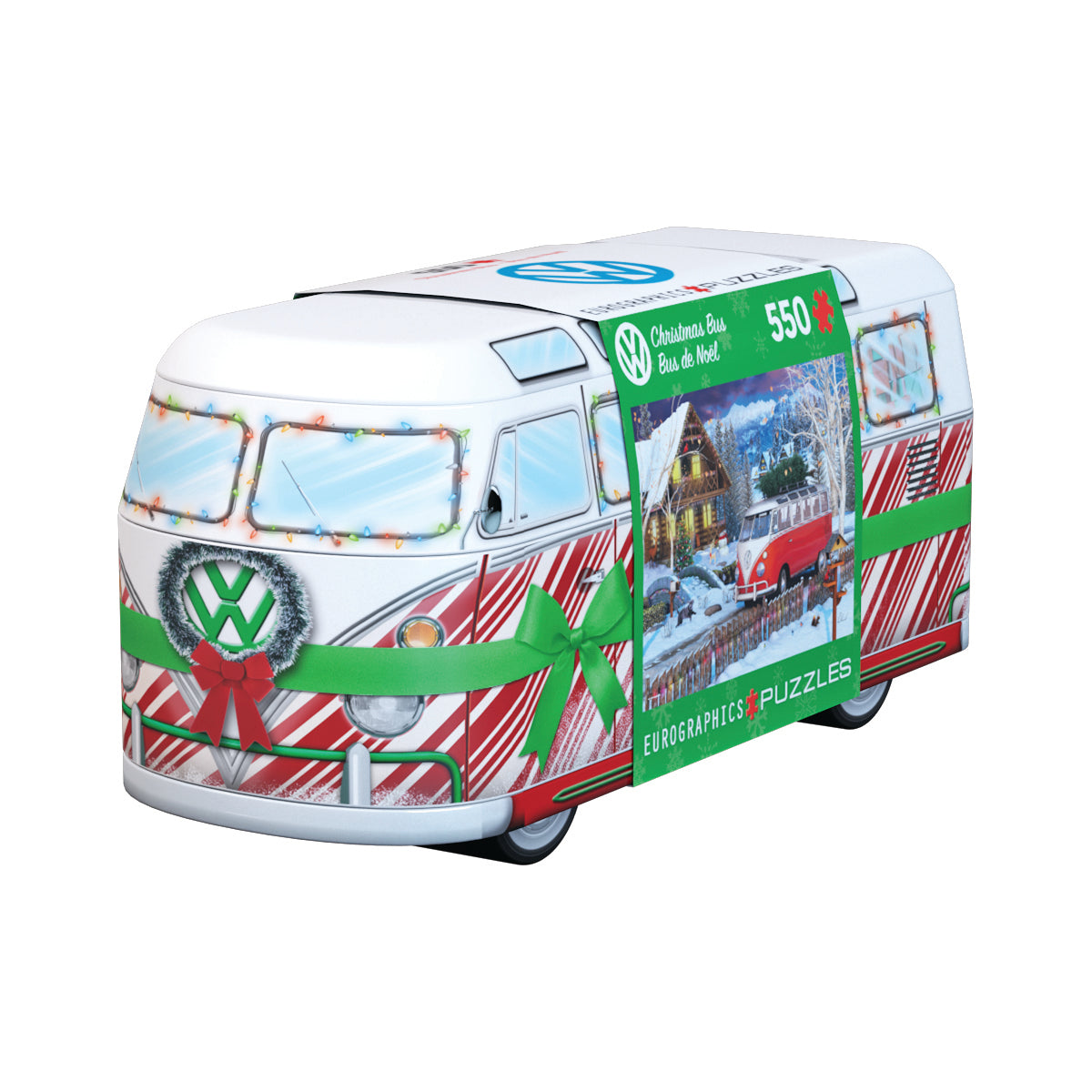 Puzzle 550 TIN VW Christmas Bus 8551-5664