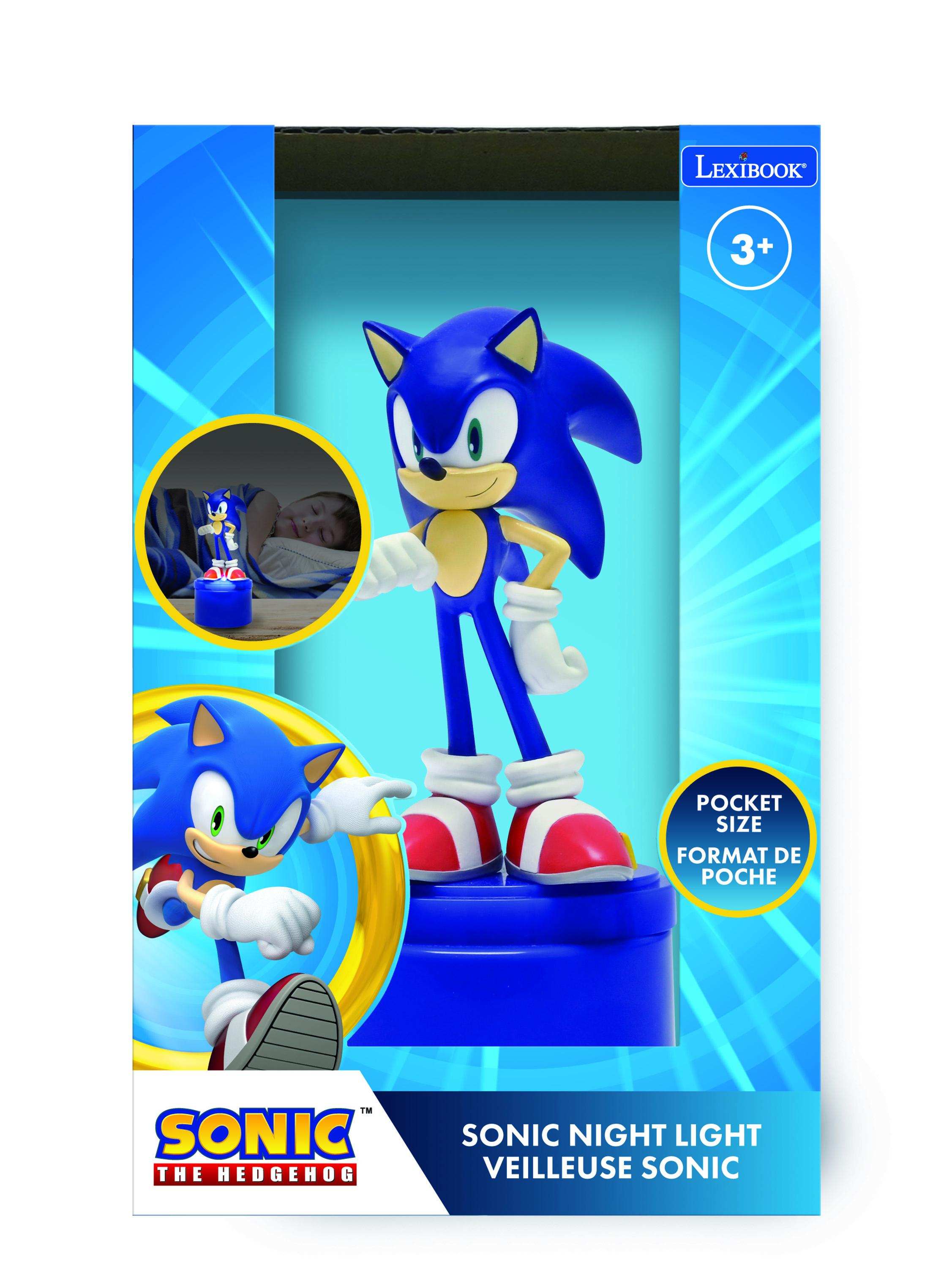 Lampka nocna 3D Sonic Lexibook NLJ01SN
