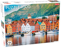 Puzzle 1000 Around the World Northern Stars Bergen Harbour