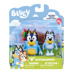 Figurki jazda na deskorolce Bluey BLU13042 2pak
