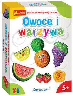 Gipsowe magnesy Warzywa i owoce
