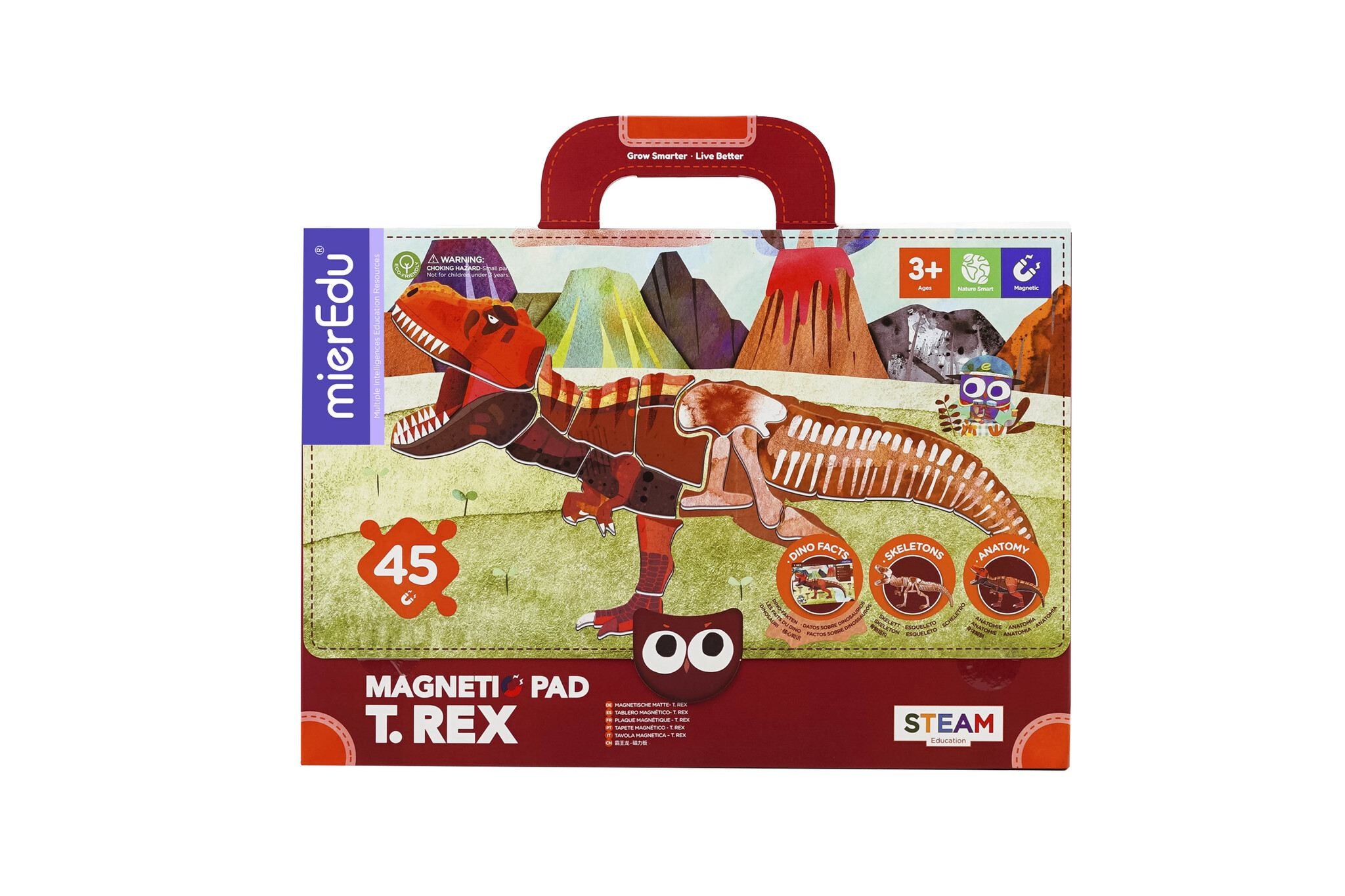 Puzzle magnetyczna podkładka Tyranozaur