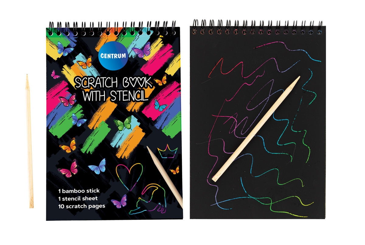 Notes z wydrapywankami z patyczkiem