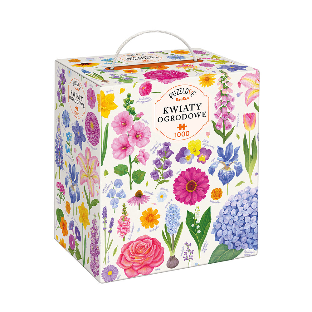 Puzzle 1000 Puzzlove Kwiaty ogrodowe CzuCzu