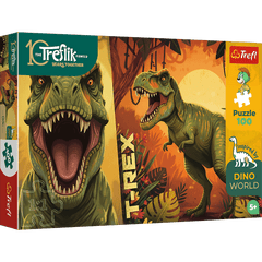 Puzzle 100 Inspired By Dino World wzór 1 Rodzina Treflików 16578