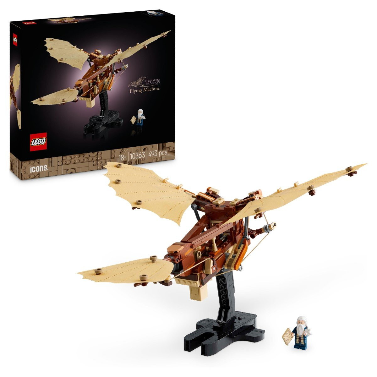 LEGO Icons Maszyna latająca Leonarda da Vinci 10363