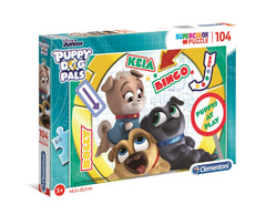 Puzzle 104 super kolor Szczeniaki 27147