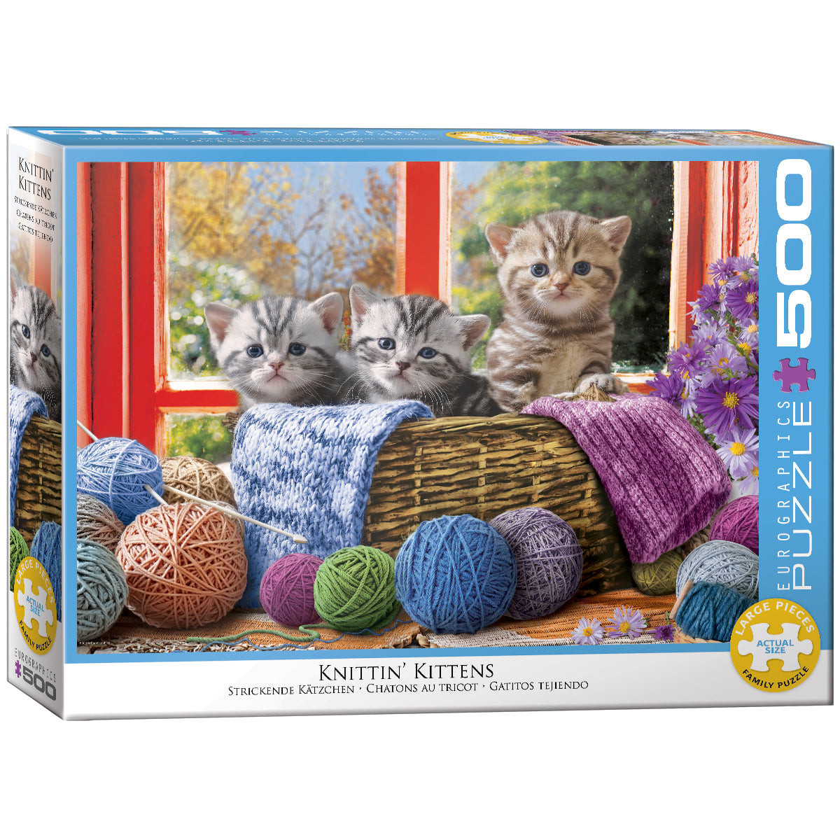 Puzzle 500 Knittin' Kittens 6500-5500