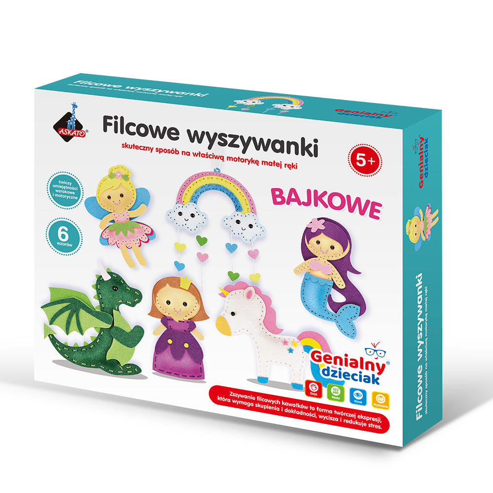 Filcowe wyszywanki baśnie