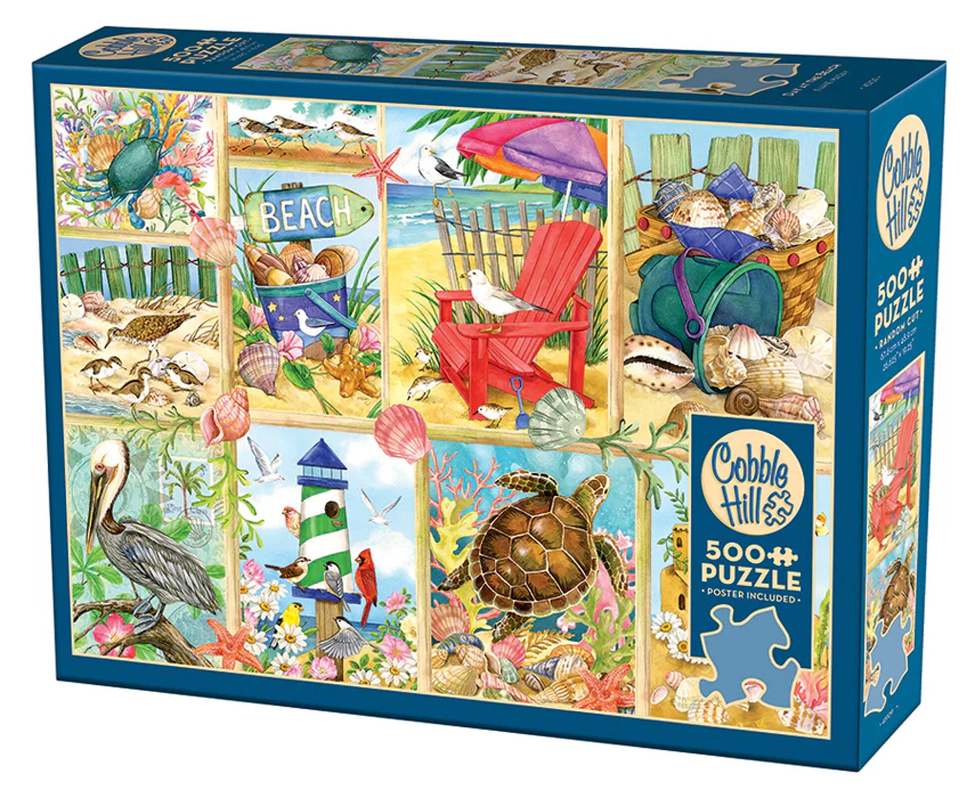 Puzzle 500 Dzień na plaży 113557