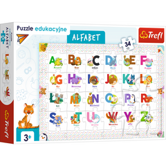 Puzzle Edukacyjne alfabet Polski 15560
