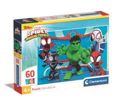 Puzzle 60 Super Kolor Spidey and his Amazing Friends 26595