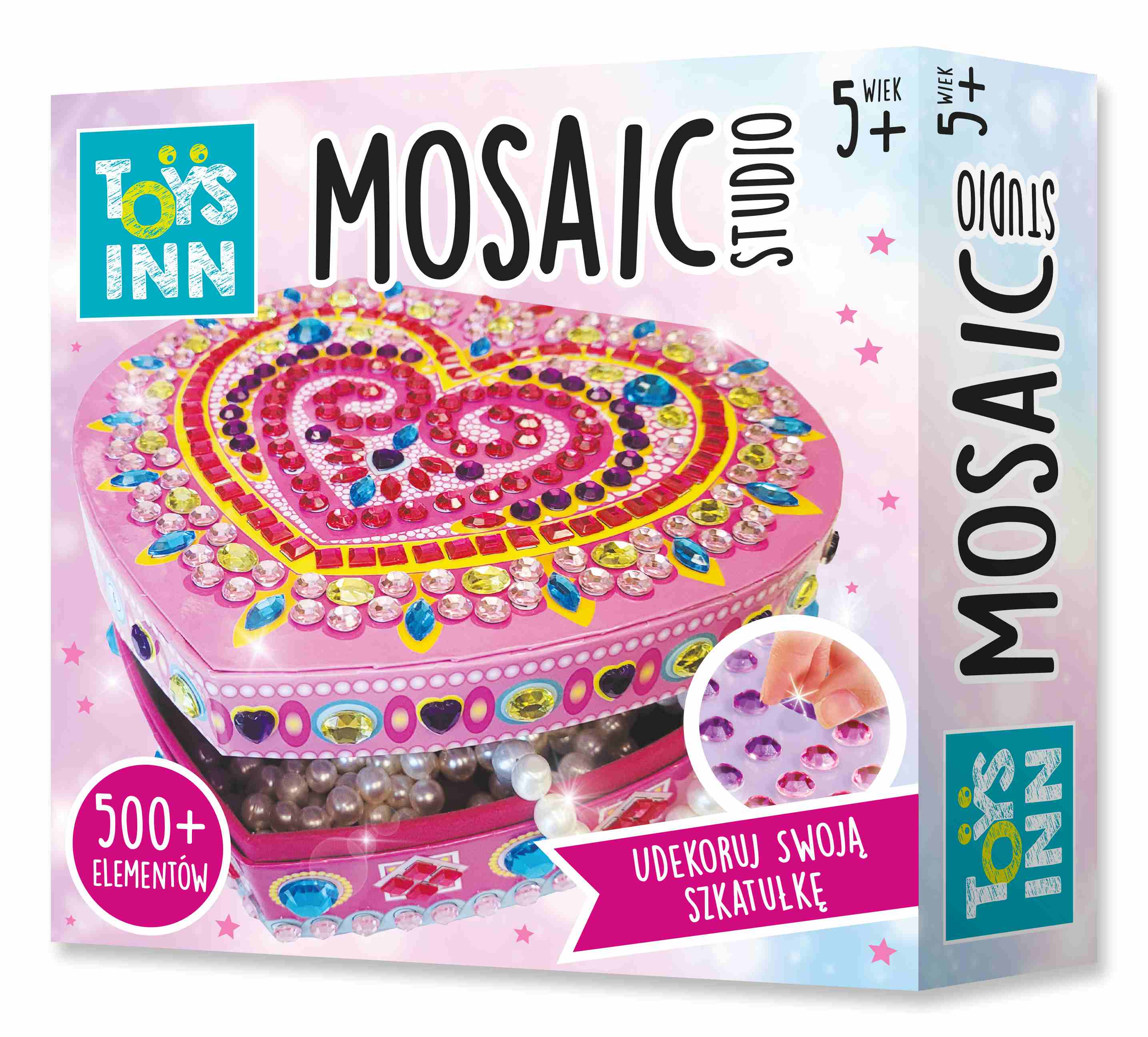 Szkatułka mozaika ToysInn Serce