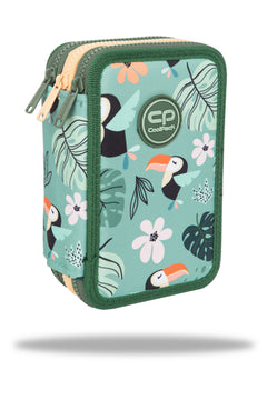 Piórnik 3-komorowy z wyposażeniem Coolpack Jumper 3 toucans