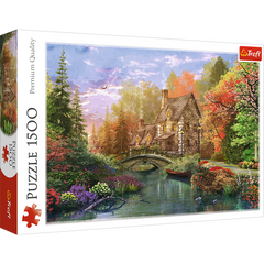 Puzzle 1500 Chatka nad jeziorem 26136