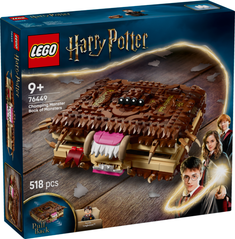 LEGO Harry Potter Potworna księga potworów z zębami 76449