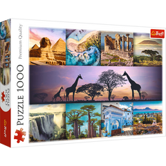 Puzzle 1000 Kolaż Afryka 10792