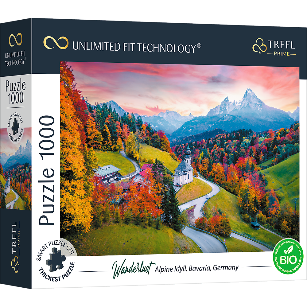 Puzzle 1000 UFT At the Foot of Alps Bavaria Germany 10703