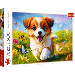 Puzzle 500 Wesoły piesek 37524