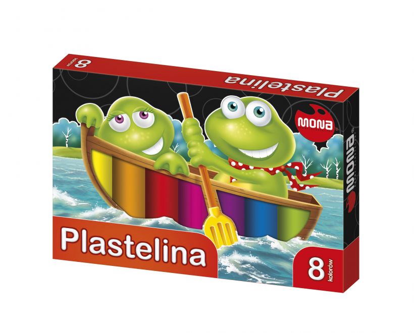 Plastelina MONA 8 kolorów