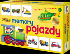 Gra Memory pojazdy