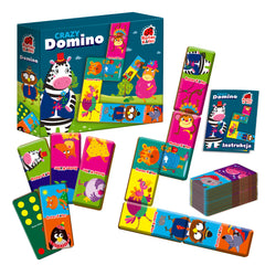 Gra edukacyjna Crazy Domino RK1150-02