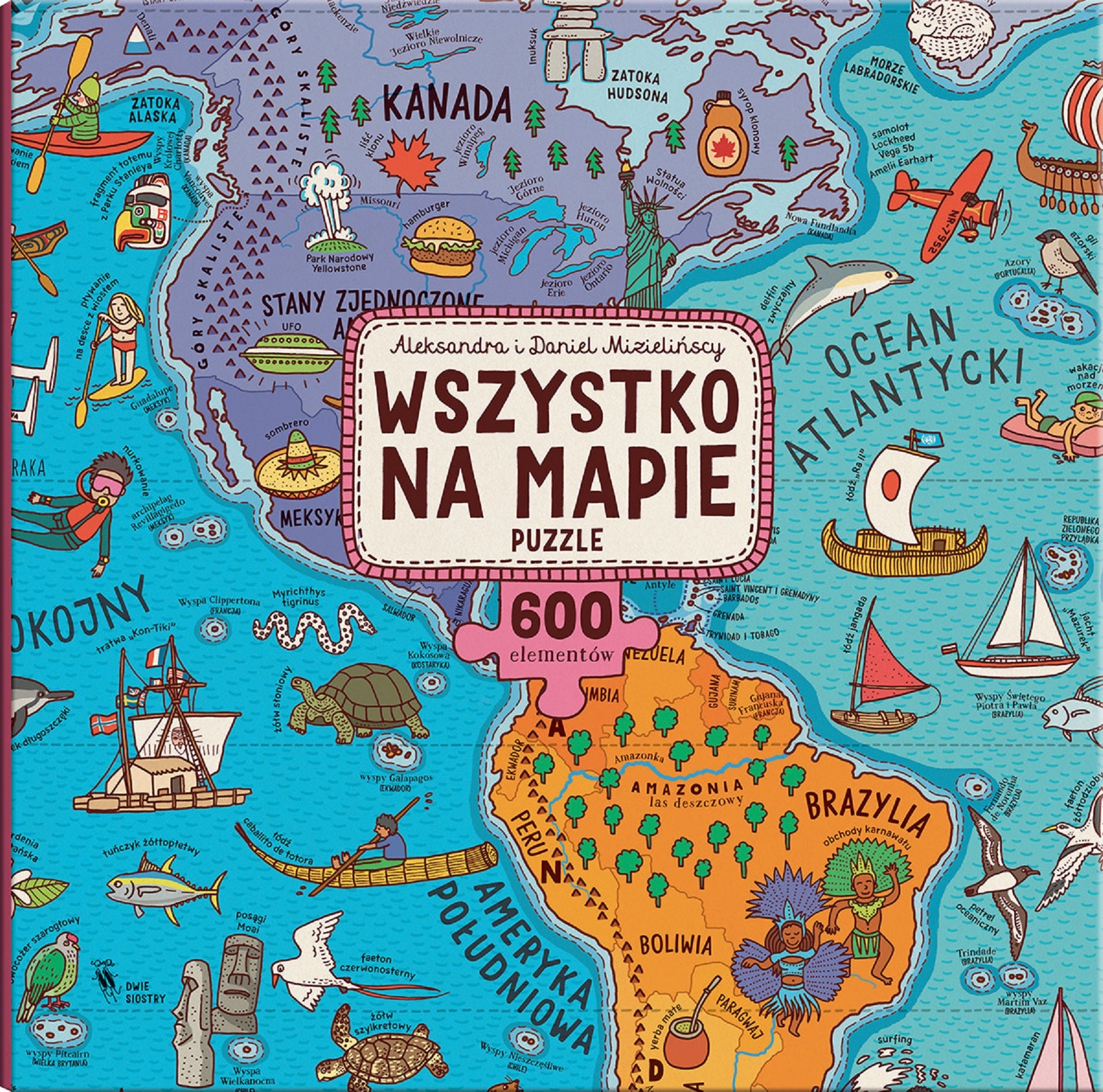 Puzzle Wszystko na mapie