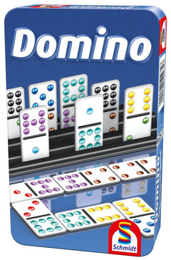 Gra Domino w metalowej puszce