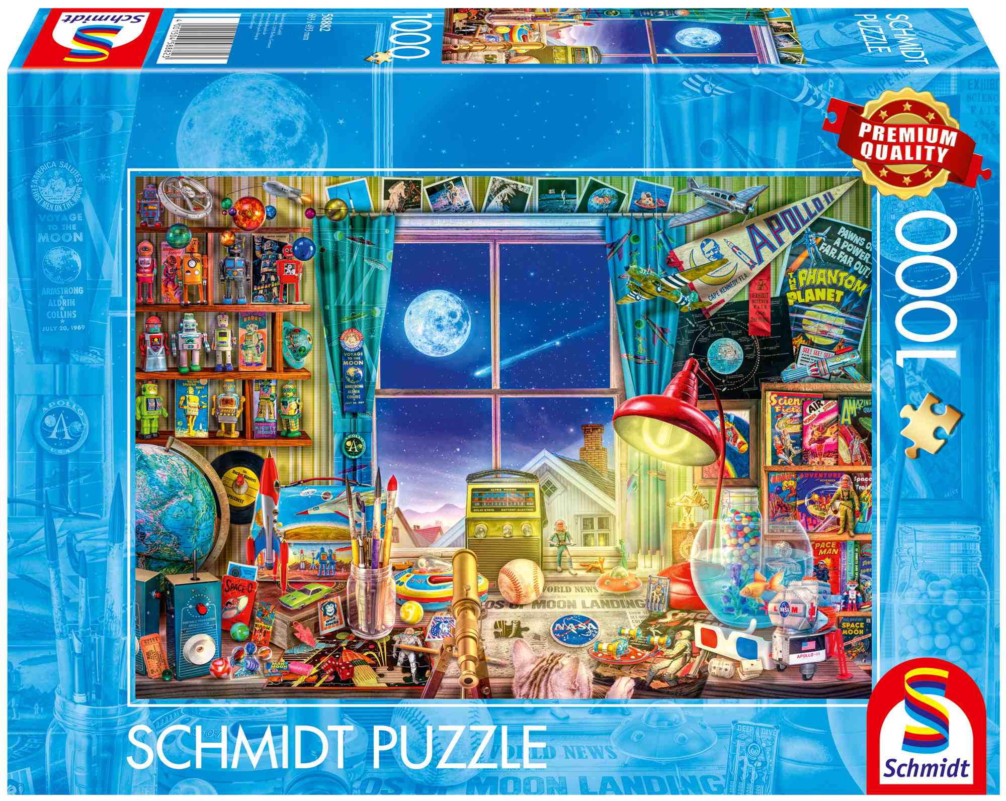 Puzzle 1000 PQ W drodze na księżyc 113689
