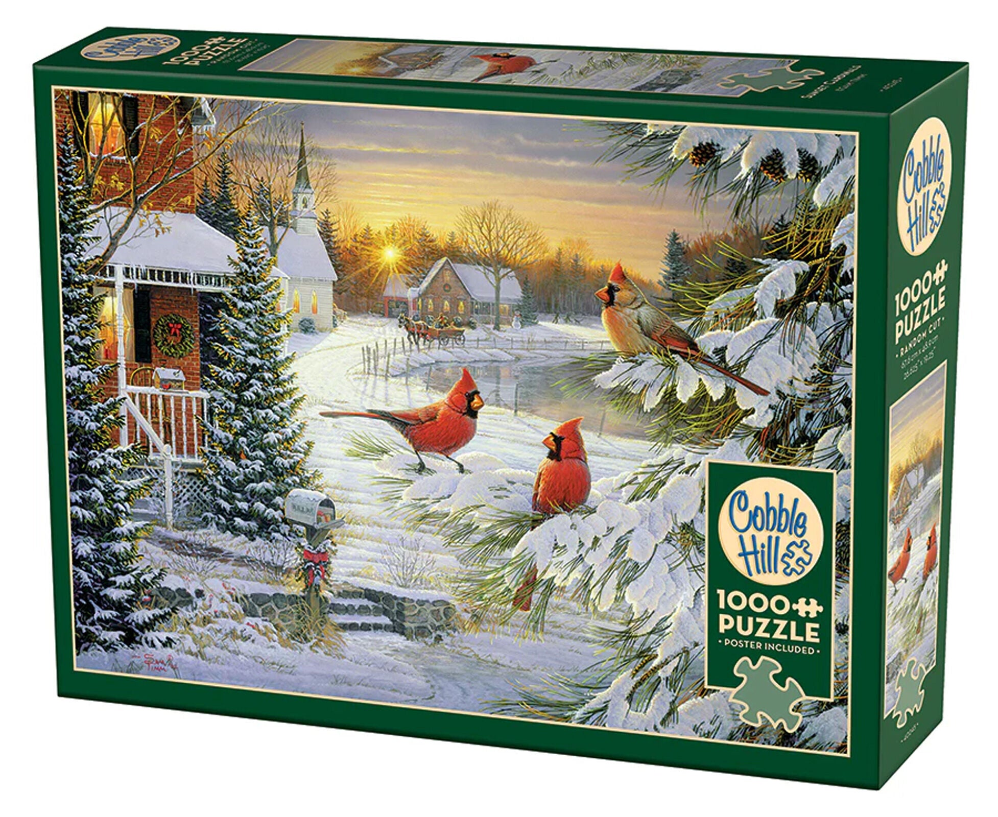 Puzzle 1000 Kardynały szkarłatne 113571