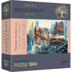 Puzzle 1000 drewniane Nowy Jork kolaż 20147