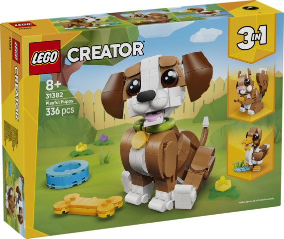 LEGO Creator 3w1 Urocze Zwierzątka Psotny Szczeniaczek 31382