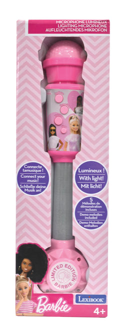 Mikrofon świecący z głośnikiem Barbie Lexibook MIC90BB